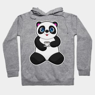 Panda with Cup of Coffee Hoodie